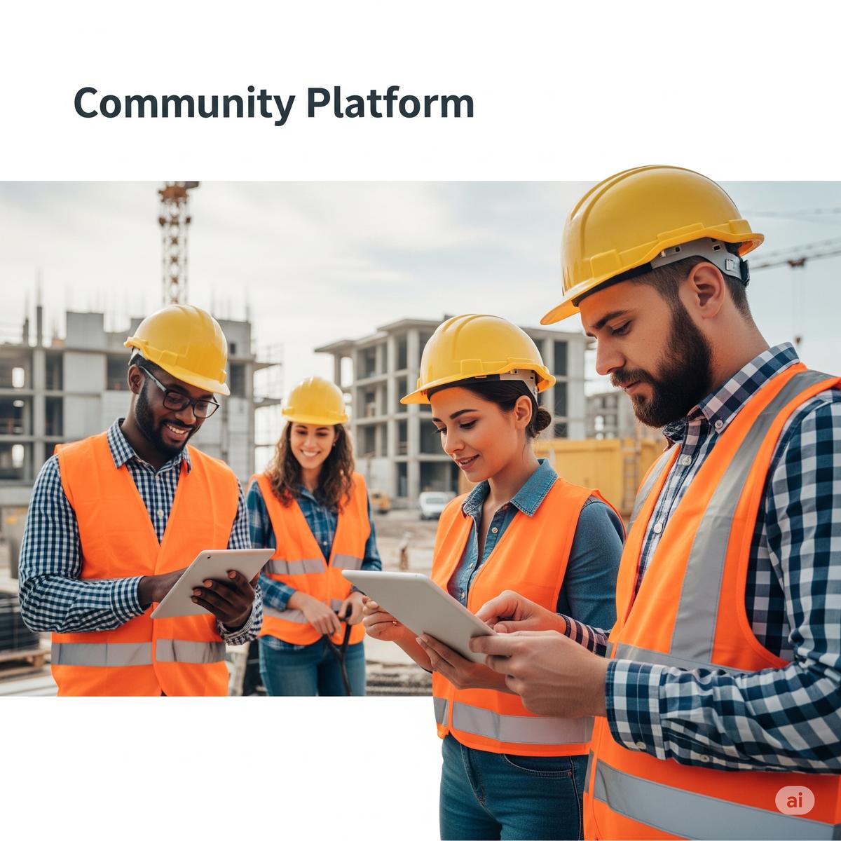 建設業者の建設業者による建設業者のためのコミュニティプラットフォーム - 現場の声が響く場所-image
